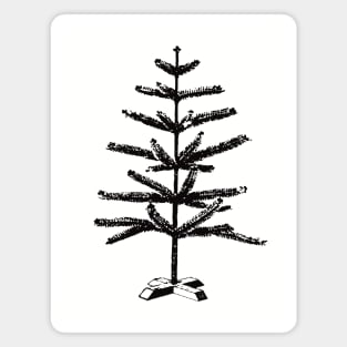 A Sparse Spruce Christmas Magnet